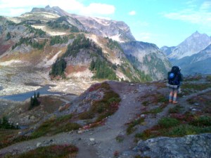 Above Yellow Aster Lakes