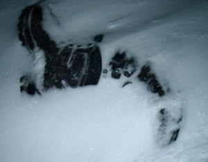 Finding my boots in the morning