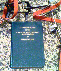 Becky guide from 1949, with crampons